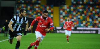 Tegola per Breda: Belmonte torna contro l'Empoli? Il tecnico del Grifo dovrà fare a meno del difensore per almeno 20 giorni. A Salerno Falco possibile titolare