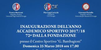 Il Cus Perugia si prepara a festeggiare l'inizio dell'anno sportivo