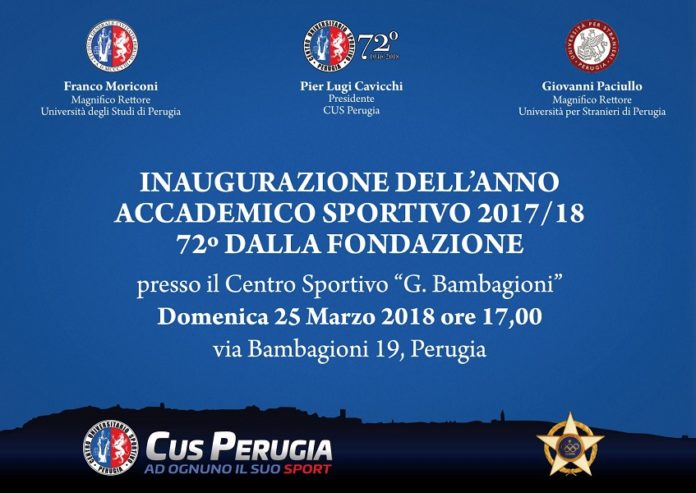 Il Cus Perugia si prepara a festeggiare l'inizio dell'anno sportivo