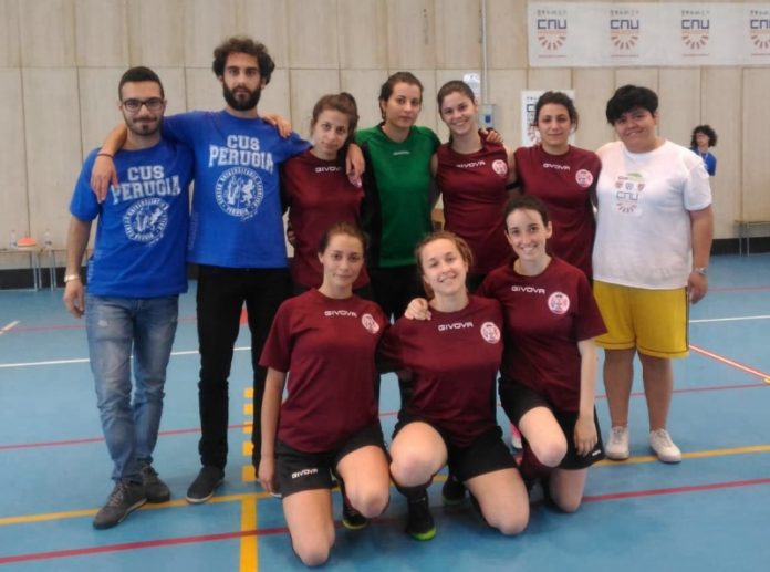 Cus Perugia a Campobasso con il calcio femminile. Per il sodalizio biancorossoblu esperienza importante ai campionati nazionali universitari col calcio a5 in rosa