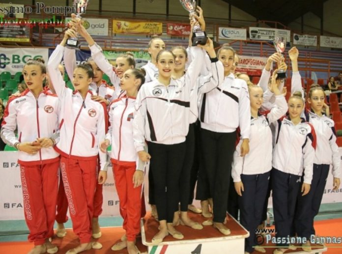 Ritmica Fortebraccio: a Fabriano segnali positivi. Grande prestazione delle ragazze perugine nella kermesse nazionale