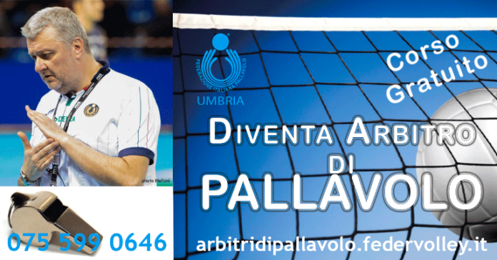 Guarda il volley in prima fila. Diventa arbitro!