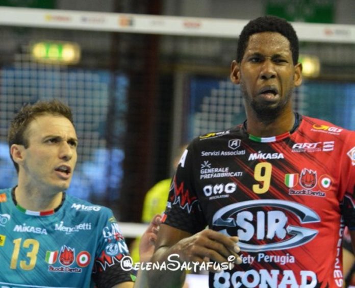 Una splendida Sir si impone in quattro set sulla Lube. Vittoria costruita nei primi due set, riscattato il blackout di sette giorni prima a Trento