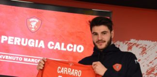 Carraro: "Grifo ottima squadra, io più bravo a costruire". Presentazione ufficiale per il neo grifone, proveniente in prestito dall'Atalanta