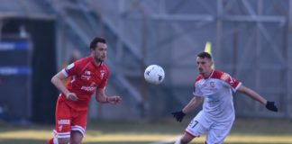 Melchiorri imprescindibile, per Felicioli insufficienza piena. L'attaccante maceratese è l'uomo guida del Grifo, il terzino sbaglia troppo ed è il peggiore in campo. Ma la fortunosa vittoria regala mezzo voto in più a tutti