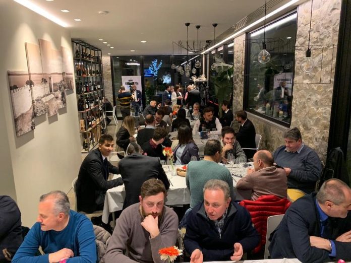 Il Grifo a cena con gli sponsor. Giocatori, staff e dirigenza ospiti all' 