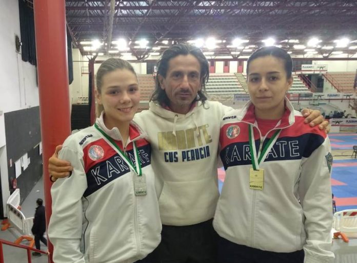 Karate: le ragazze del Cus Perugia brillano in Toscana. Oro, argento e bronzo agli Open Internazionali per le atlete del maestro Arena
