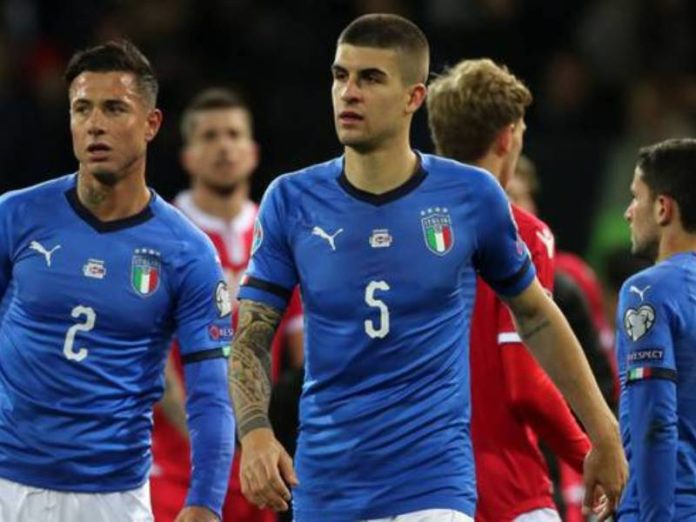 Grifo d'Italia: tre ex biancorossi in nazional. Nella sfida di qualificazione ad Euro 2020contro il Liechtenstein Mancini, Spinazzola e Politano presenti nella formazione titolare