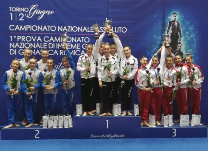 Bronzo d'Italia nella ginnastica ritmica per la Fortebraccio Perugia. Ai nazionali di Torino le ragazze di Durdenevskaya e Ferri entrano nella storia del sodalizio con il terzo posto assoluto