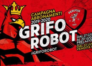 Campagna abbonamenti: arriva "Griforobot". L'area marketing del Perugia sceglie la via dei supereroi per promuovere le sottoscrizioni per la prossima stagione