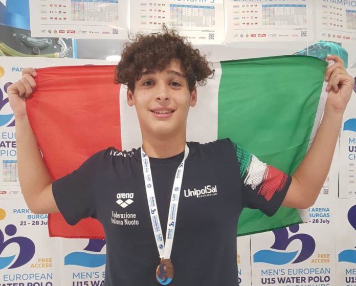 Lrn Perugia: Cammarota di bronzo agli europei under 15. Il pallanuotista della Libertas sul podio della manifestazione di Burgas con la nazionale italiana di categoria