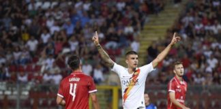 Mancini: "Perugia, grazie per gli applausi". Il centrale giallorosso ex Grifo mattatore del test del Curi: "I gol aiutano, ma per me è più importante difendere. Buone impressioni dai biancorossi"