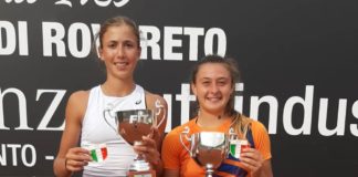 Junior Tennis: Matilde Paoletti campione Under 16. L'atleta perugina conquista la prima piazza nella manifestazione di Rovereto in doppio con Beatrice Ricci