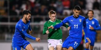 Grifoni in nazionale: male Gyomber, Carraro e Caviglia in mostra. Il centrale si fa espellere con la sua Slovacchia, i due azzurrini acquisiscono minutaggio