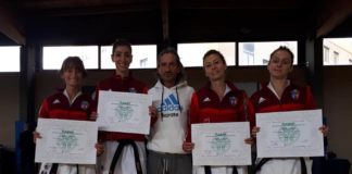 Karate Cus Perugia: è tempo di esami. A Ostia esami di graduazione di fine stagione per le atlete dei tecnici Arena e Baldelli