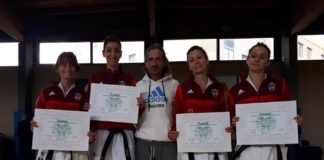 Karate Cus Perugia: è tempo di esami. A Ostia esami di graduazione di fine stagione per le atlete dei tecnici Arena e Baldelli