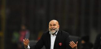 Il messaggio di Serse: "Stete a casa! Dua ete da gì?". Il tecnico del Perugia: "Non usciamo per rimanere meno tempo possibile tra le nostre mura"