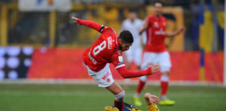 Falcinelli: "Fremo dalla voglia di tornare in campo". L'attaccante del Grifo: "La nostra squadra è forte e possiamo ancora centrare grandi obiettivi"