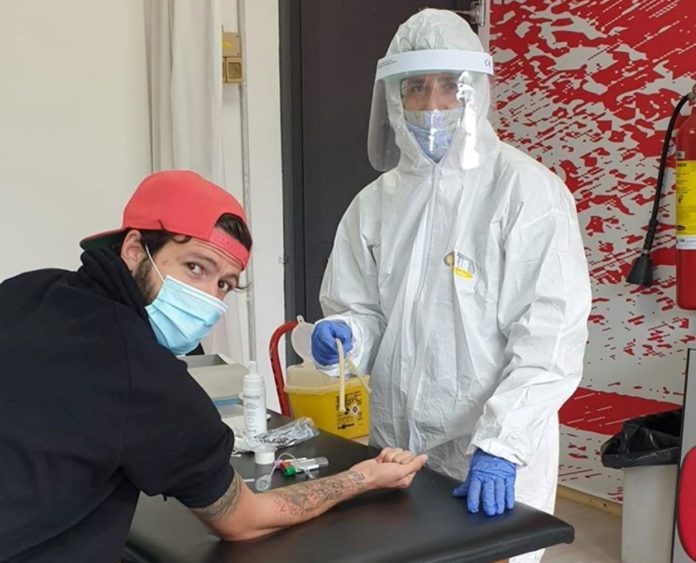 Per il Perugia altra giornata di esami. In attesa dei risultati dei secondi tamponi, i grifoni si sono sottoposti ad altri test in collaborazione con il laboratorio Galeno 