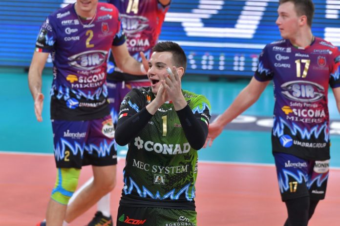 La Sir blinda Piccinelli. Rinnovo triennale per il libero classe '97 che esulta: 