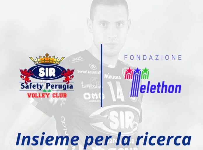 Sir ancora al fianco di Telethon. Il club perugino sosterrà la Fondazione per una raccolta fondi a favore della ricerca sulle malattie genetiche