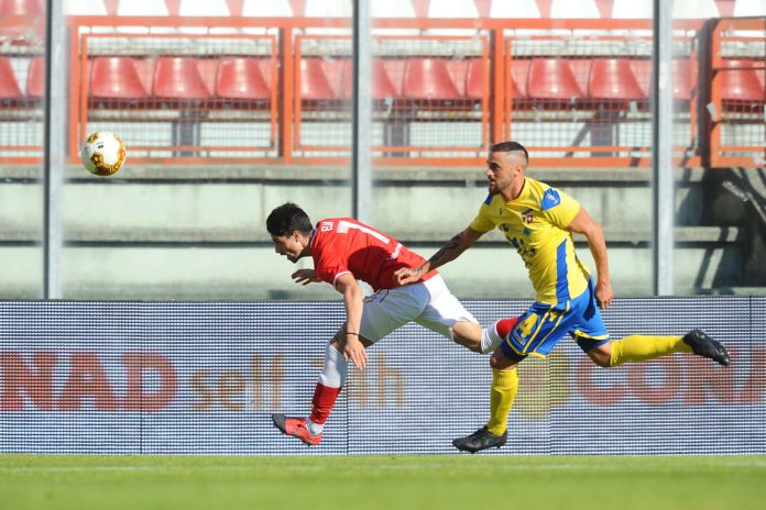 Minelli; Cancellotti, Monaco, Angella (28’ st Melchiorri), Di Noia (28’ st Minesso); Kouan, Moscati, Sounas (17’ st Crialese); Elia (33’ st Vano), Falzerano; Murano (17’ st Bianchimano).