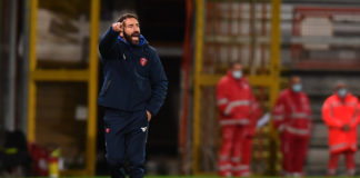 Caserta: "Moscati non gioca per scelta tecnica, basta ca**ate". Il tecnico del Grifo: "Sul ragazzo non ci sono imposizioni societarie. Guai sottovalutare il Ravenna, abbiamo un solo risultato"