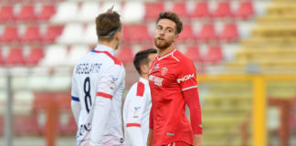 Sgarbi: "Dato tutto, nessun rimpianto". Il difensore del Grifo: "Campo impraticabile, dispiace non aver sfruttato le palle inattive"