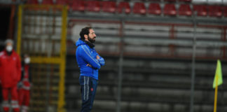 Caserta: "Approccio non buono, poi siamo venuti fuori". Il tecnico del Grifo dopo la vittoria col Mantova: "Col nuovo modulo si rischia, ma si produce più. Il portiere? Per me è un giocatore di movimento"