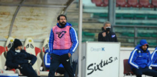 Caserta: "Poco incisivi, Padova bravo a capitalizzare". Il tecnico del Grifo: "Loro pericolosi solo in occasione del gol. L'uscita di Falzerano ci ha scombussolato i piani"