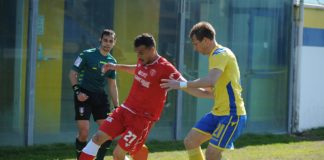 Recupero inVano: a Fermo è solo 1-1. Elia la apre e si fa male, entra Vano e si fa espellere. Nella ripresa il pari marchigiano ad opera di Boateng