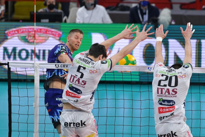 Champions: le speranze della Sir durano due set, in finale va Trento. Perugia prende i primi due parziali, poi gli avversari fanno la voce grossa e pareggiano. Inutile la vittoria del tie-break