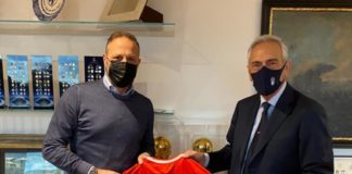 Perugia Calcio: incontri istituzionali per Santopadre. Il massimo dirigente del Grifo ha ricevuto il vicepresidente vicario della Lega Pro e ha fatto visita al numero uno della Figc Gravina 