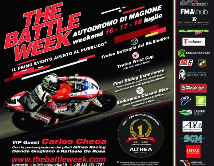 TheBattleWeek: spettacolo su due ruote a Magione. Le moto faranno da padrone all'Autodromo dell'Umbria. Carlos Checa ospite d'onore