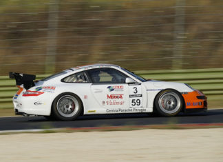 Porsche GT: i perugini a punti a Vallelunga. Buone le prove di Regni e Patumi nel circuito romano 