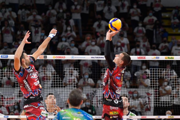 Il palleggiatore della Sir: 