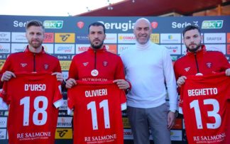Olivieri: "Ho voglia di rivalsa". Beghetto: "Papà mi ha raccontato alcune cose...". D'Urso: "Qui per aumentare gol e pericolosità"