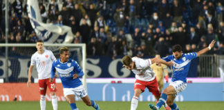 PERUGIA: (3-4-1-2) Chichizola; Sgarbi, Curado, Dell'Orco; Ferrarini, Segre, Burrai, Beghetto (1' st Zanandrea); D'Urso (15' st Santoro); Olivieri (1' st Falzerano), De Luca (26' st Matos). A disp.: All.: Alvini