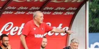 Il tecnico del Grifo dopo il test coi partenopei: "Il risultato premia la squadra con più qualità, ma non abbiamo subito la partita". Kouan: "Non vedo l'ora che inizi il campionato"