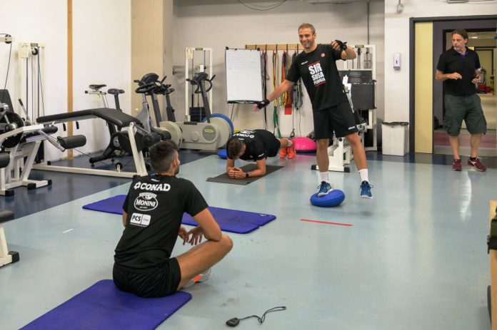 Il libero della Sir dopo il primo giorno di raduno: 