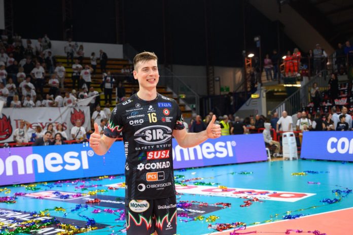 Lo schiacciatore polacco della Sir: 