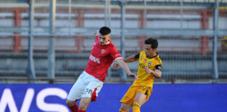 Olivieri e Di Serio alla ricerca del gol contro il Palermo. Per il resto nessuna sorpresa 