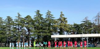 Biancorossi giù 3-2 in casa degli aquilotti. A segno Fontanelli e Patrignani 