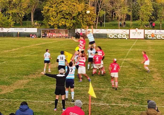 I biancocelesti espugnano il campo del Percorso Verde per 10-50. Il vice Gabrielli: “Affrontato un grande avversario, la strada intrapresa è quella giusta”