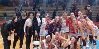 Le biancorosse trionfano per 79-64 contro la Pink Terni e chiudono il girone d'andata in vetta