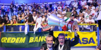 Il presidente della Sir dopo il successo in Supercoppa: "Leon sta bene, possiamo goderci il trofeo. I nostri tifosi meritano questi risultati"