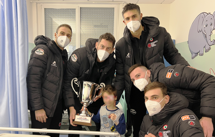 Momenti di serenità tra i Block Devils e i piccoli pazienti. Rychlicki diventa italiano, parte la prevendita per il quarto di Coppa Italia