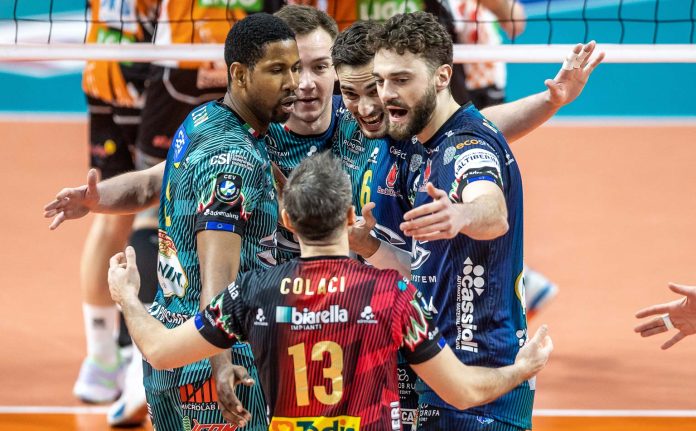 L'opposto della Sir dopo il successo di Berlino: 