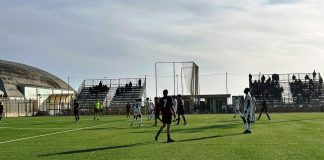 I biancorossi di Formisano raggiunti nel finale su rigore