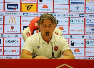 Il tecnico del Perugia alla vigilia del match con la Carrarese: "Servirà un Perugia aggressivo, Matos titolare"